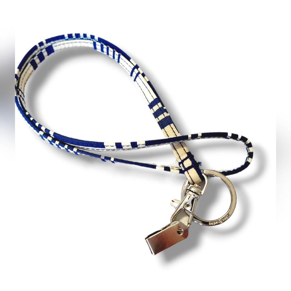 Vera Bradley ID Lanyard w/ Key Ring. New Without Tags